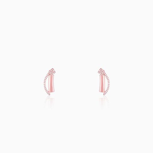 Rose Gold Hope And Happiness Earrings