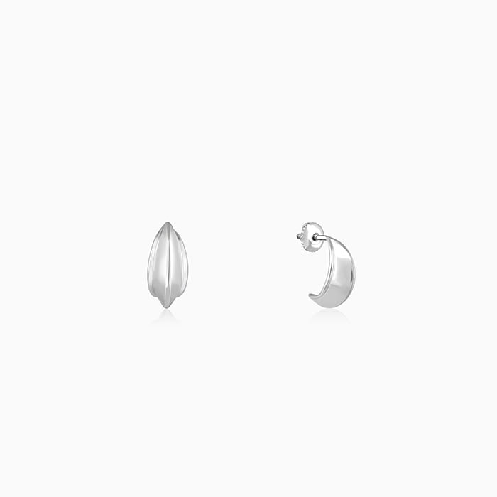 Silver Celestial Hoop Earrings