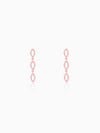 Rose Gold Glamourous Ovella Earrings