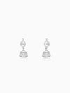 Silver Dazzling Delight Jhumki