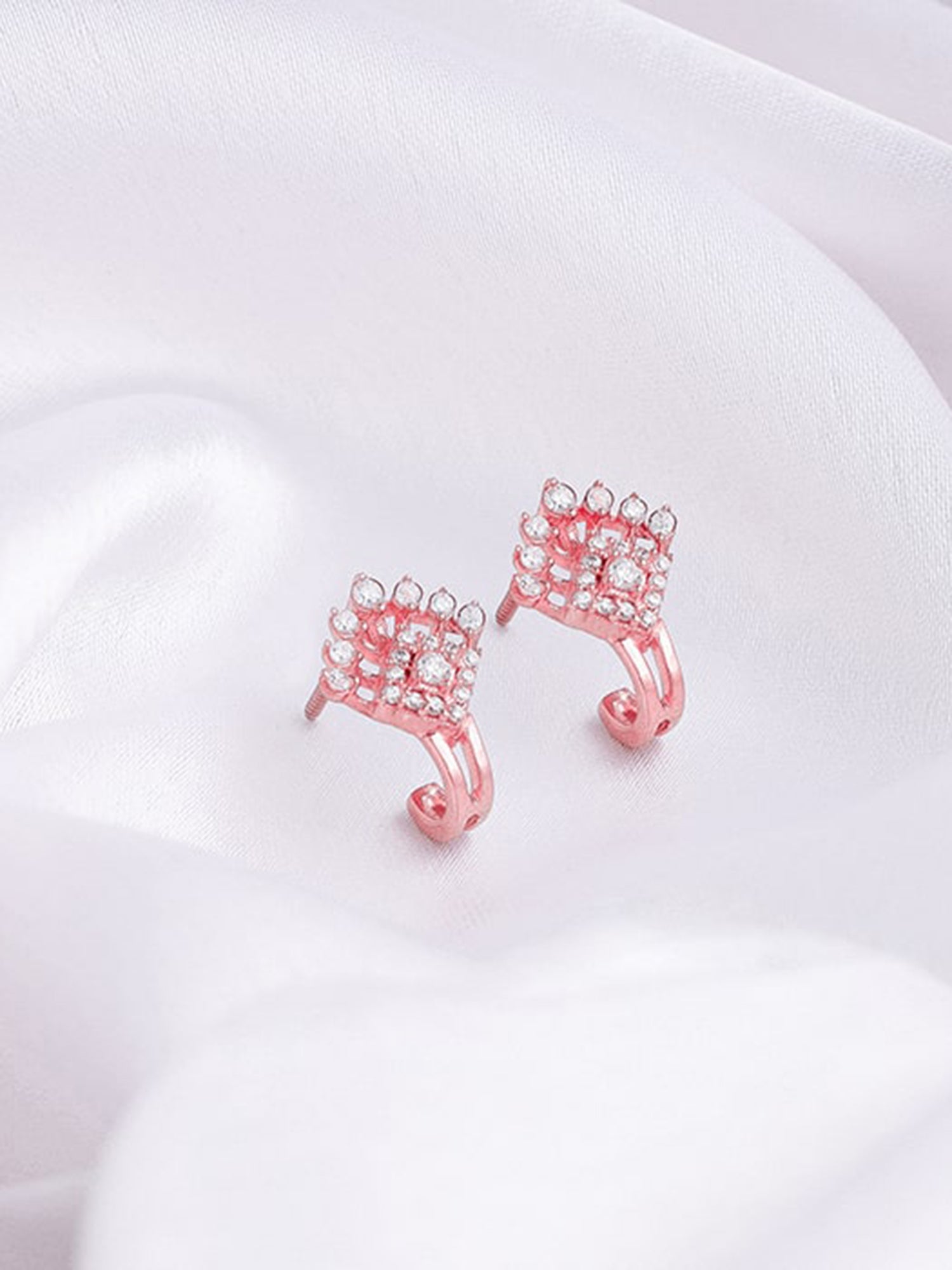 Rose Gold Twilight Twinkle Earrings