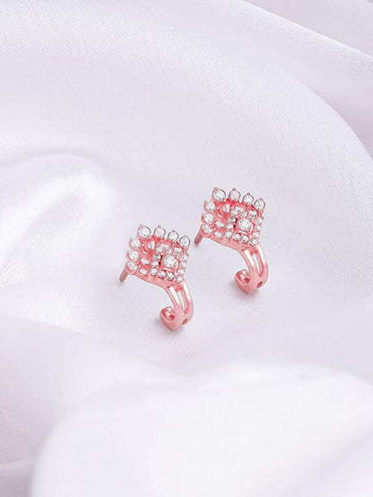 Rose Gold Twilight Twinkle Earrings