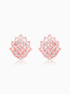 Rose Gold Lotus Radiance Earrings
