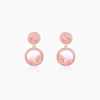 Rose Gold Filigree Elegance Earrings