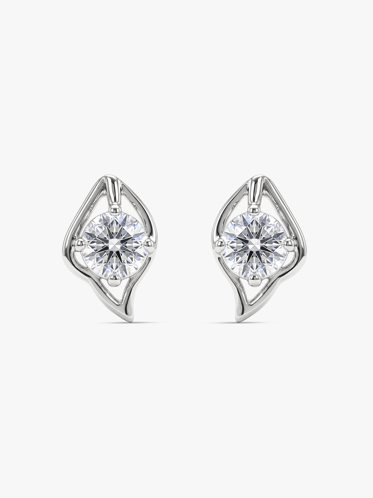 Silver Falling Dew Earrings