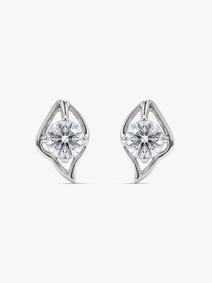 Silver Falling Dew Earrings