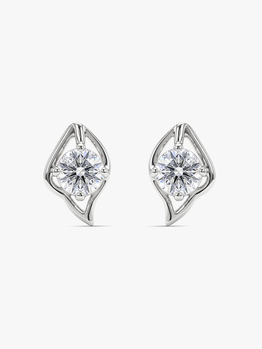 Silver Falling Dew Earrings