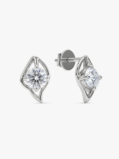 Silver Falling Dew Earrings