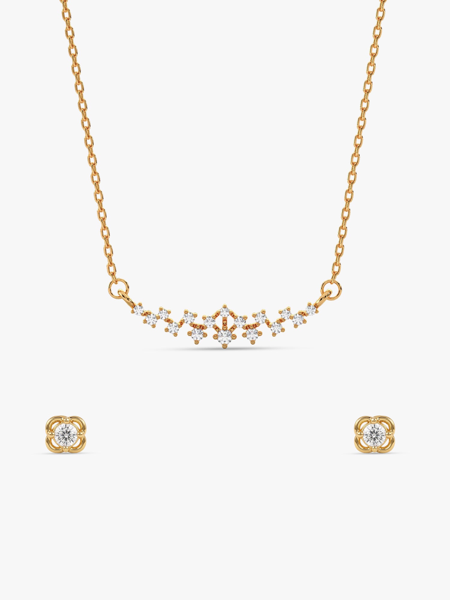 Golden Ouranias Glow Necklace Set