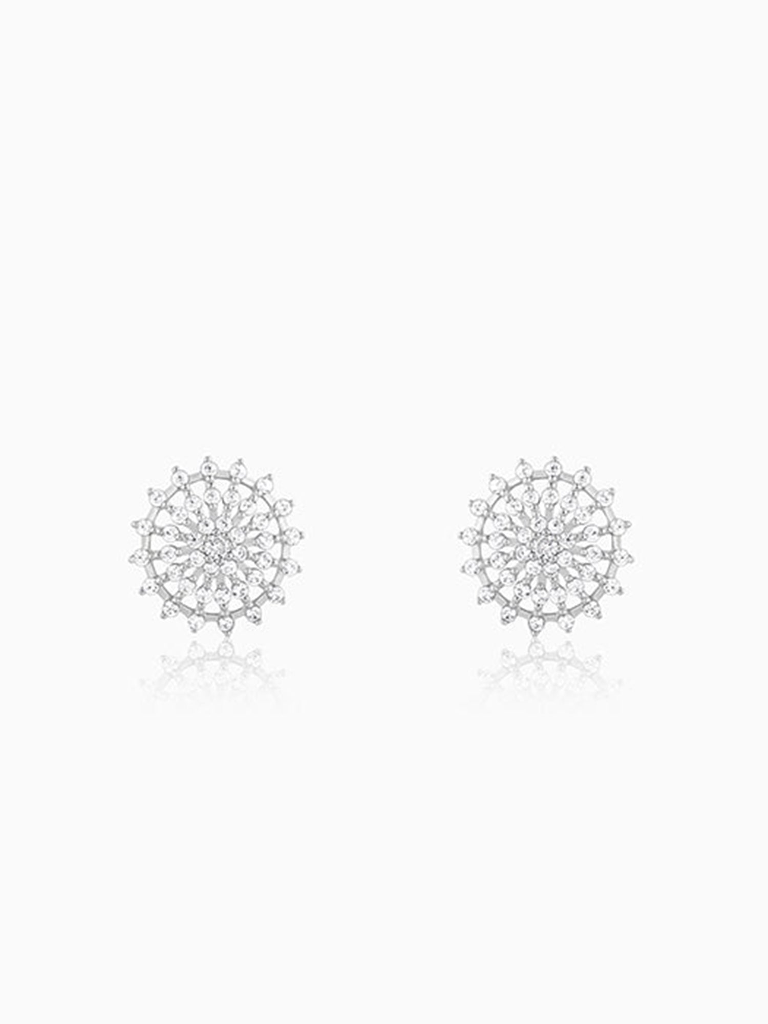 Silver Wheel of Life Earrings