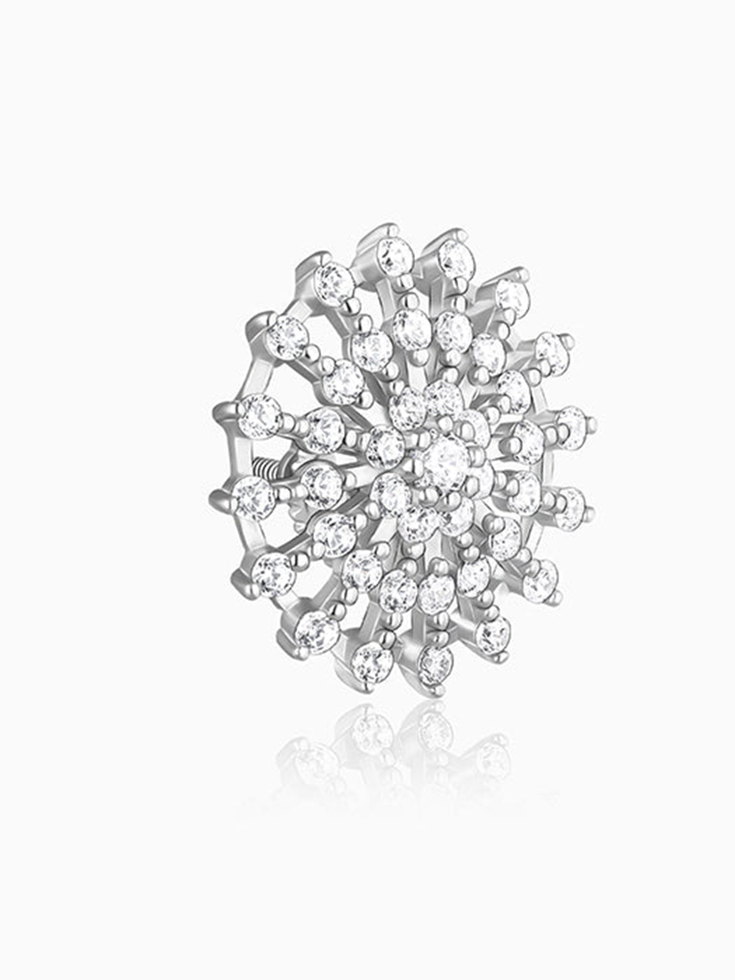 Silver Wheel of Life Earrings