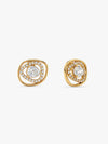Golden Glittering Earrings