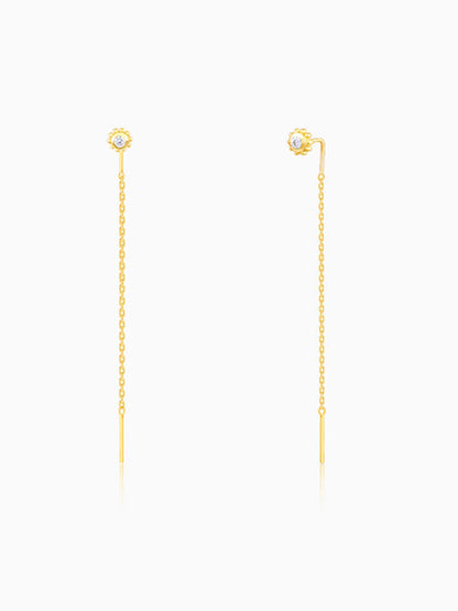 Golden Bling Sui Dhaga Earrings