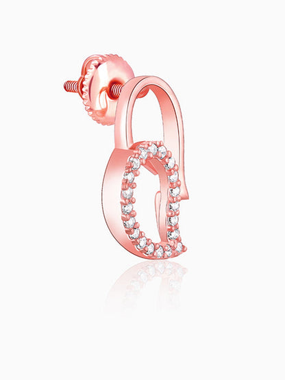 Rose Gold Mango Magic Earrings