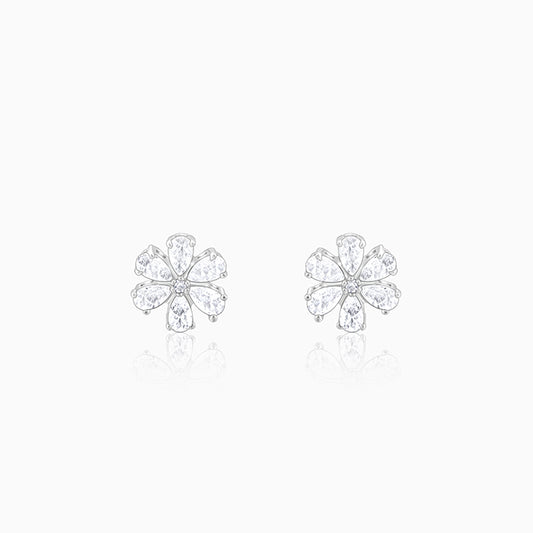 Silver Virtuous Flora Earrings