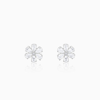 Silver Virtuous Flora Earrings