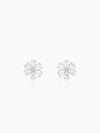 Silver Triple Flora Anklet