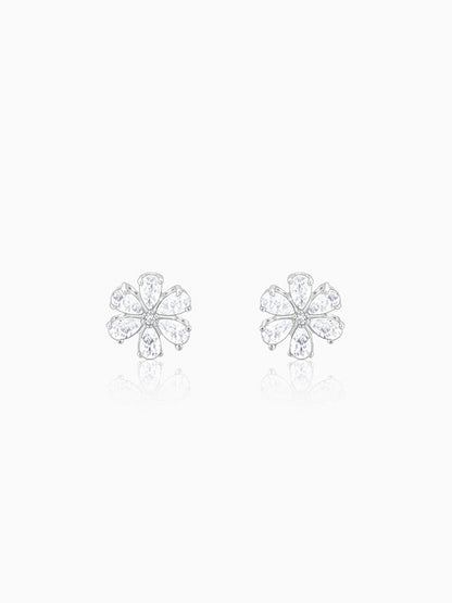 Silver Virtuous Flora Earrings