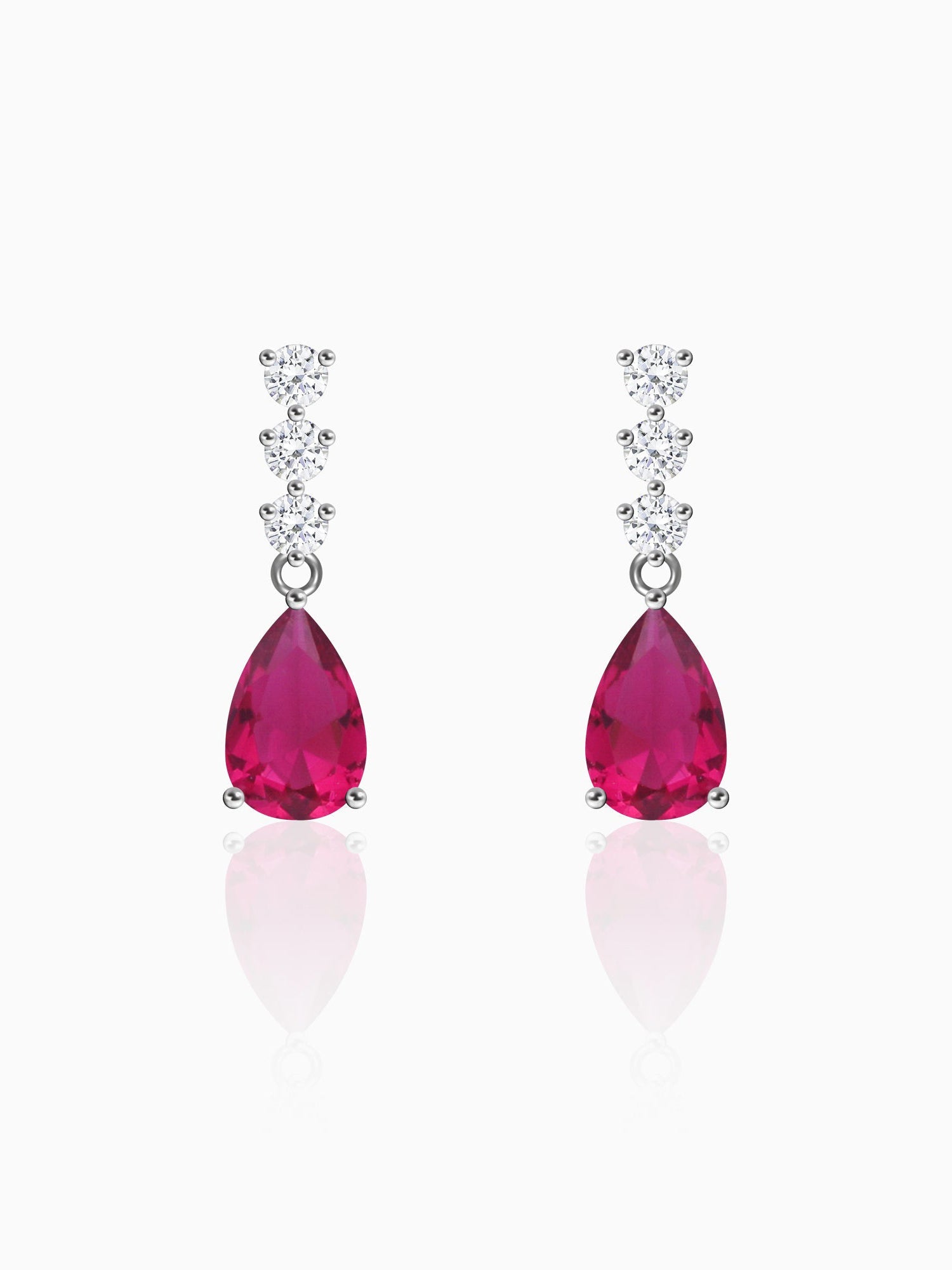 Silver Vintage Wine Earrings