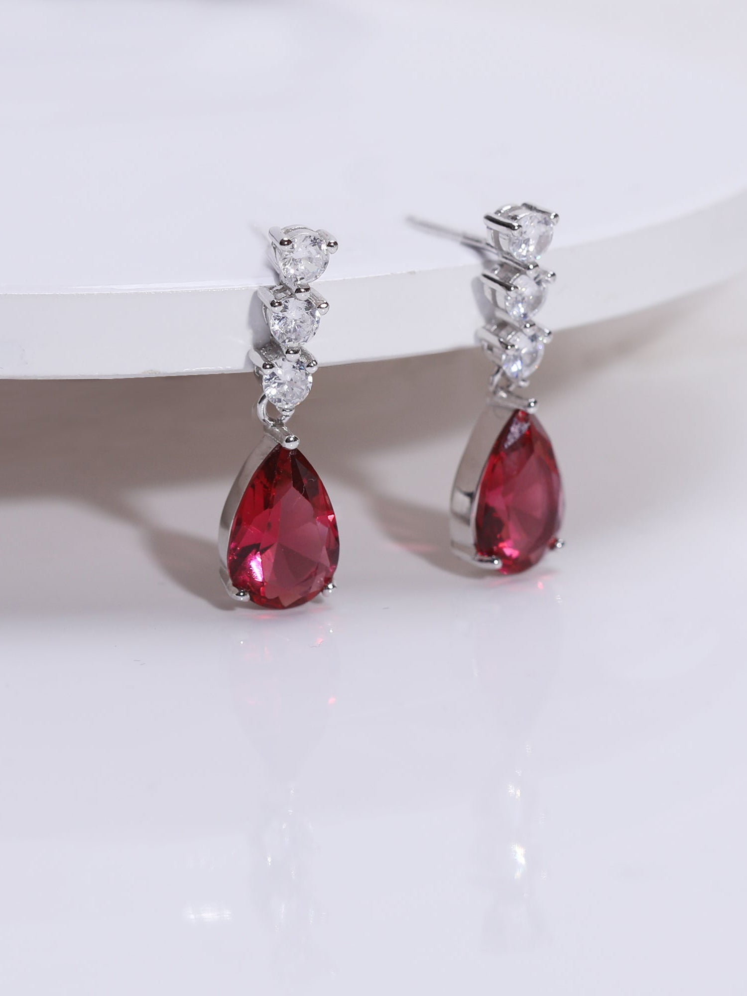 Silver Vintage Wine Earrings