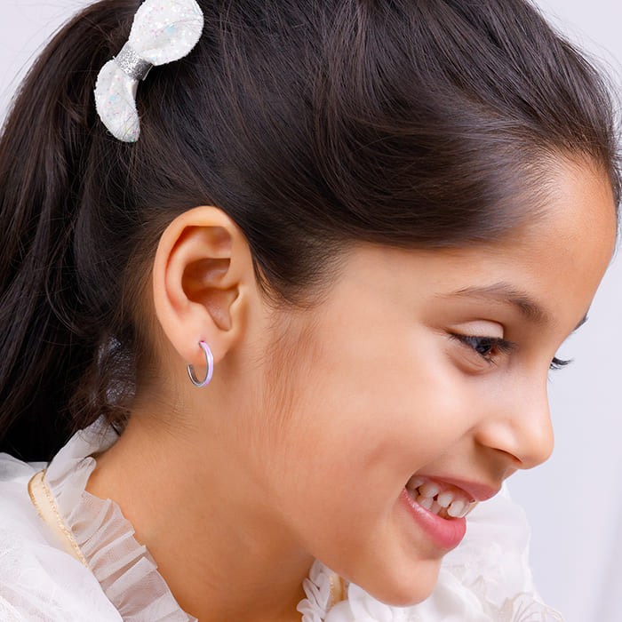 30mm Mini Hoop Earrings For Kids Custom Bling Name Earrings Personalized  Nameplate Bamboo Earrings Toddler Girl Gift - AliExpress