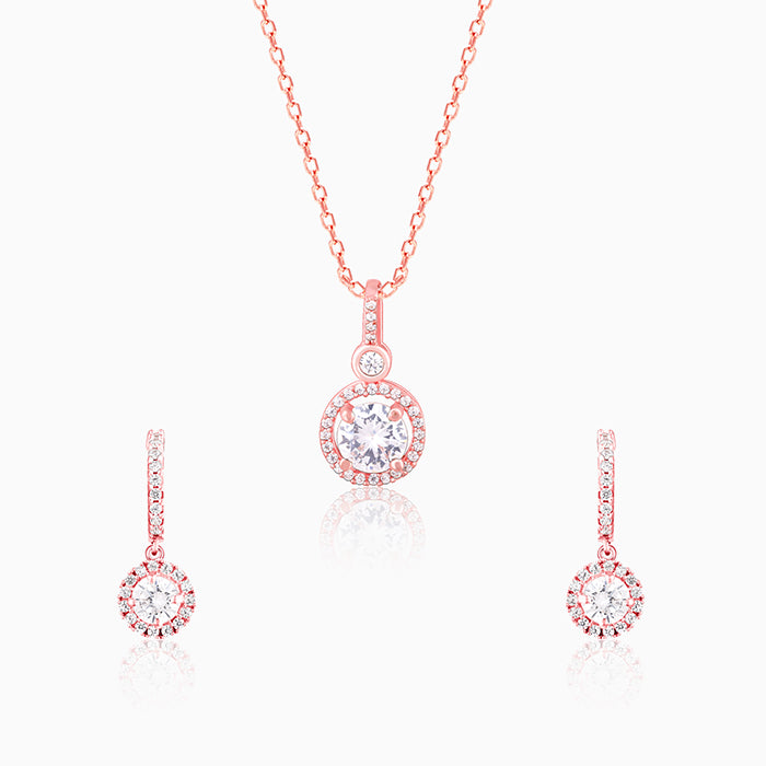 Sparkling Snowflake Pendant Necklace and Earring Set | Sterling silver |  Pandora US