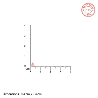 Rose Gold Delta Shine Earrings