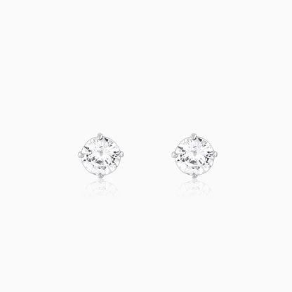 Silver Miravelle Stud Earrings