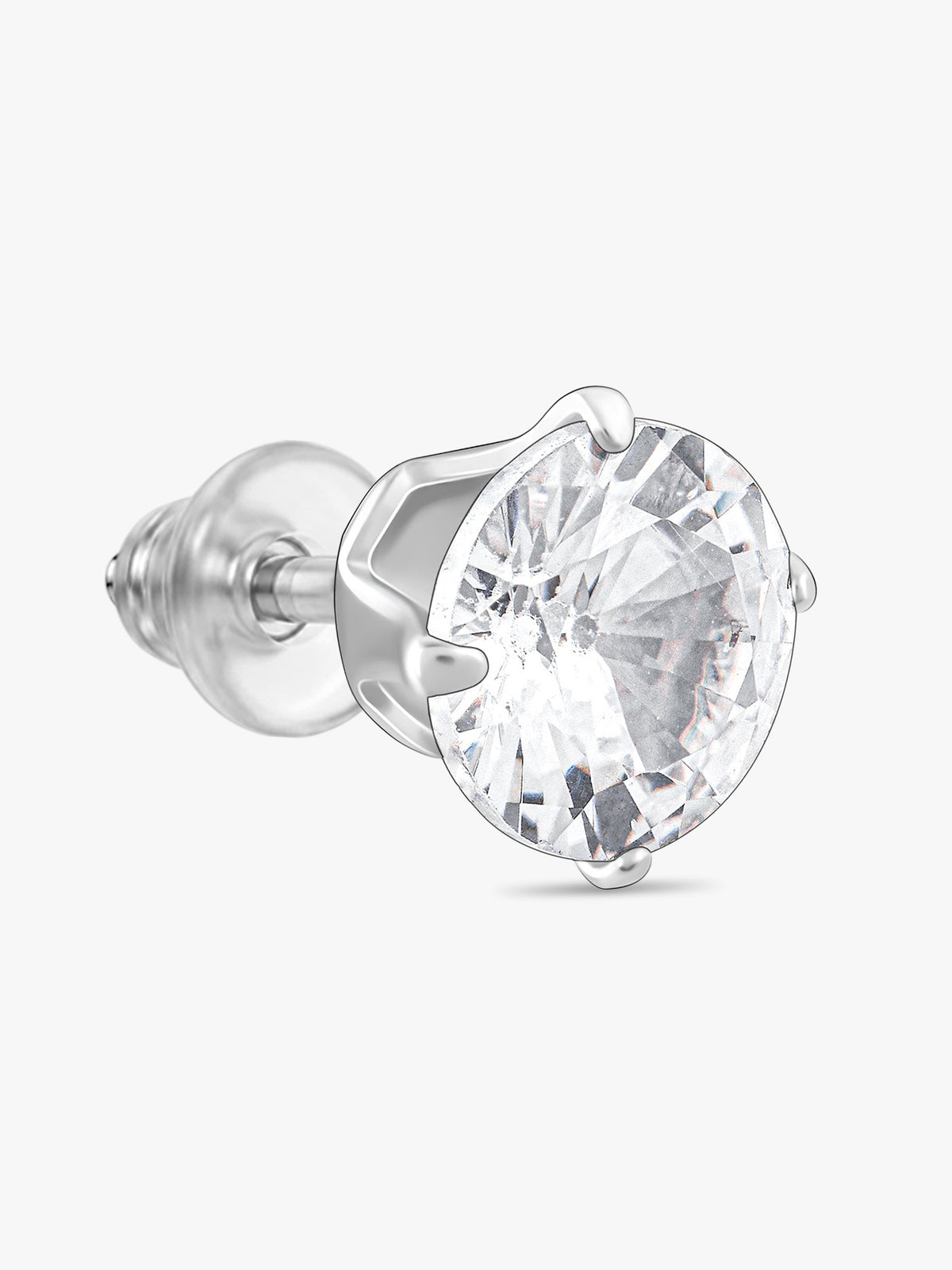 Zircon Stoned Silver Studs