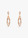 Rose Gold Majestic Marquise Danglers