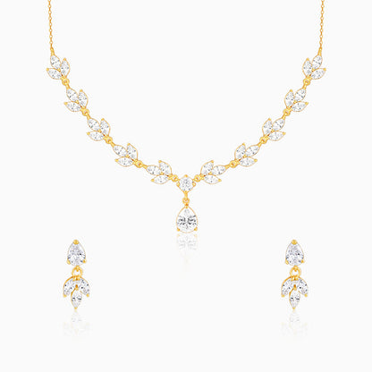 Golden Floral Shimmering Set