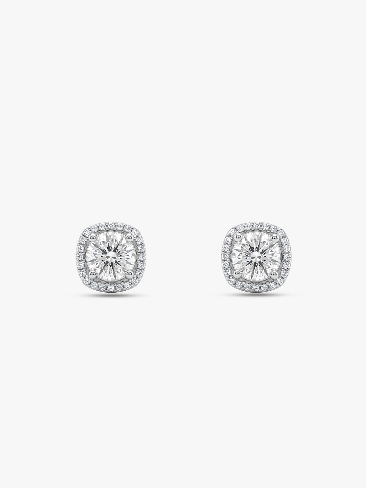 Silver Memorable Zircon Earrings
