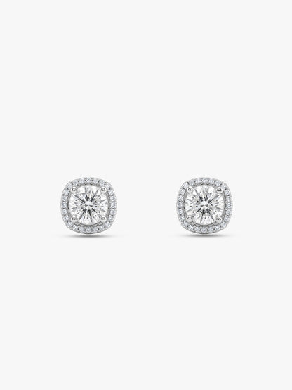 Silver Memorable Zircon Earrings