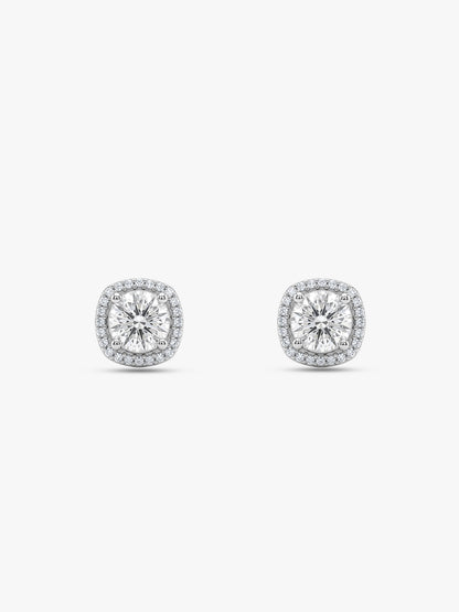 Silver Memorable Zircon Earrings
