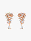 Rose Gold Party Wear Earrings
