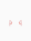 Rose Gold Dazzling Butterfly Earrings
