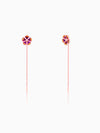 Rose Gold Bell Mallow Earrings