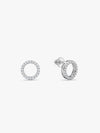 Silver Circle of Joy Earrings