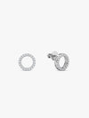 Silver Circle of Joy Earrings
