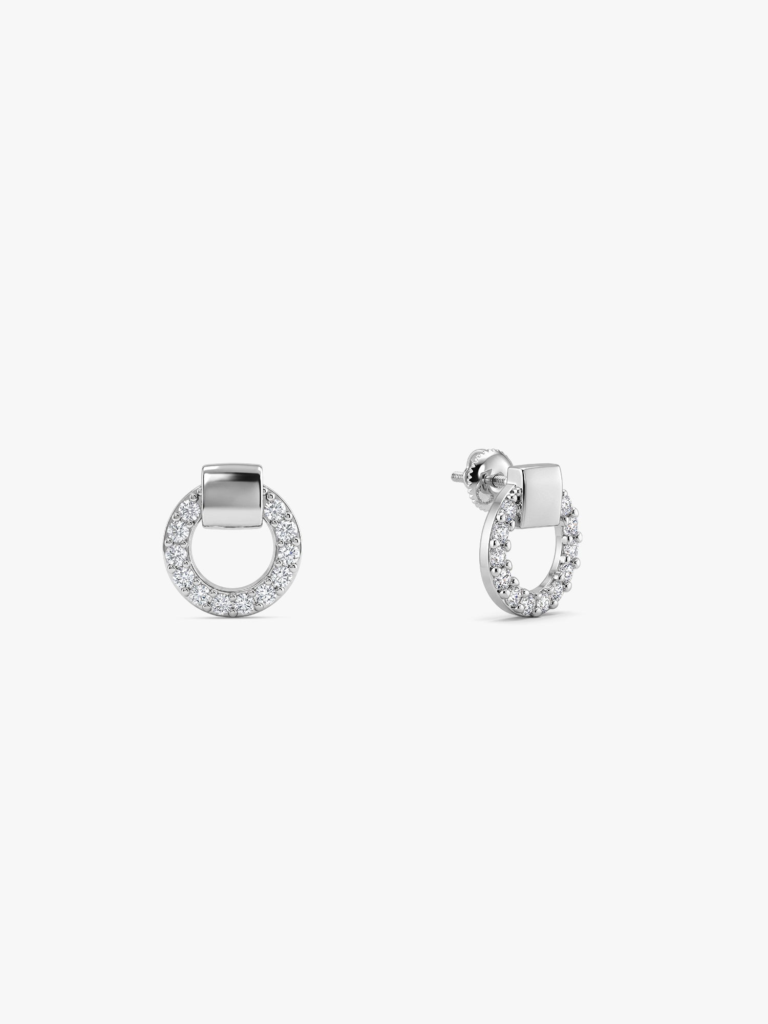 Silver Special Orb Earrings