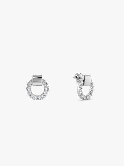 Silver Special Orb Earrings