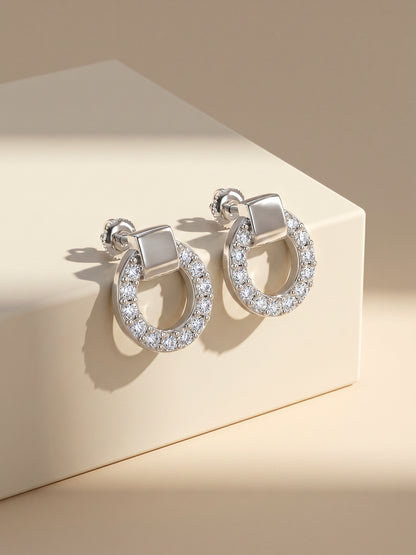 Silver Special Orb Earrings