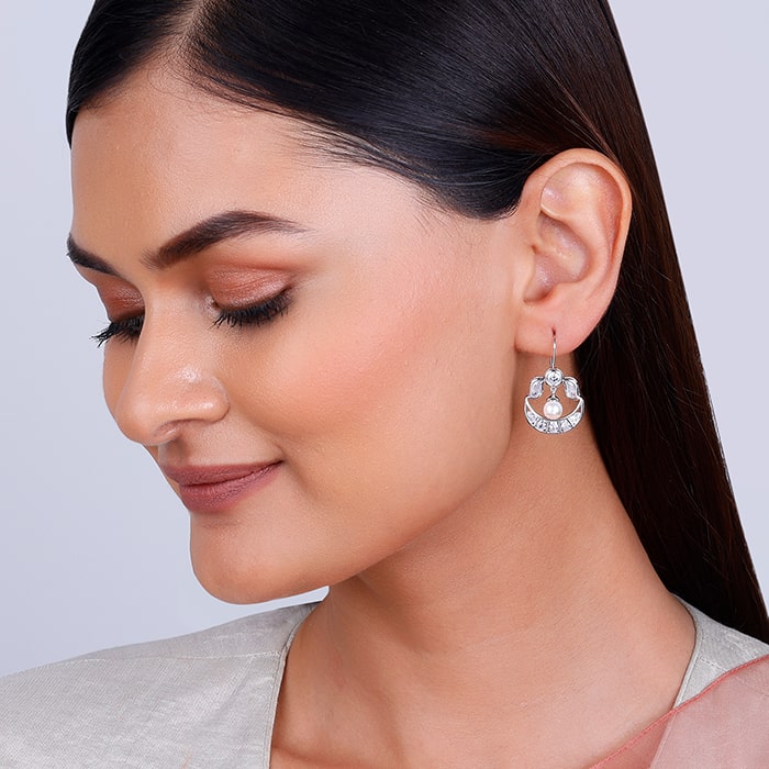 Silver Ayesha Earrings