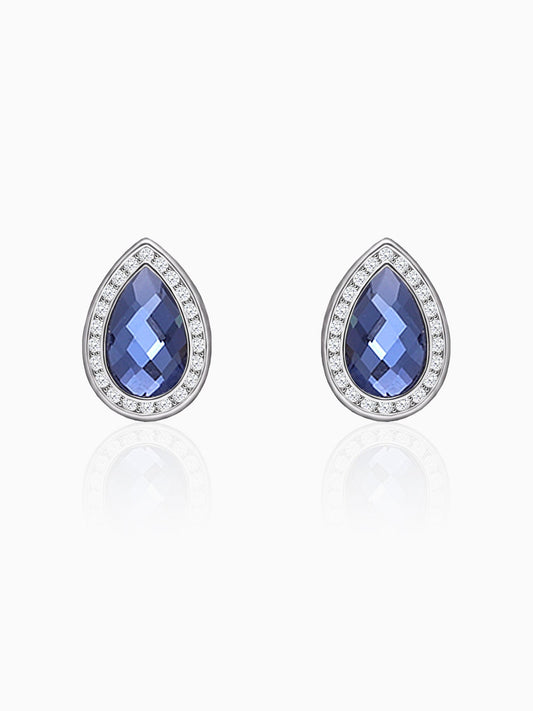 Silver In the Mood for Blues Earrings