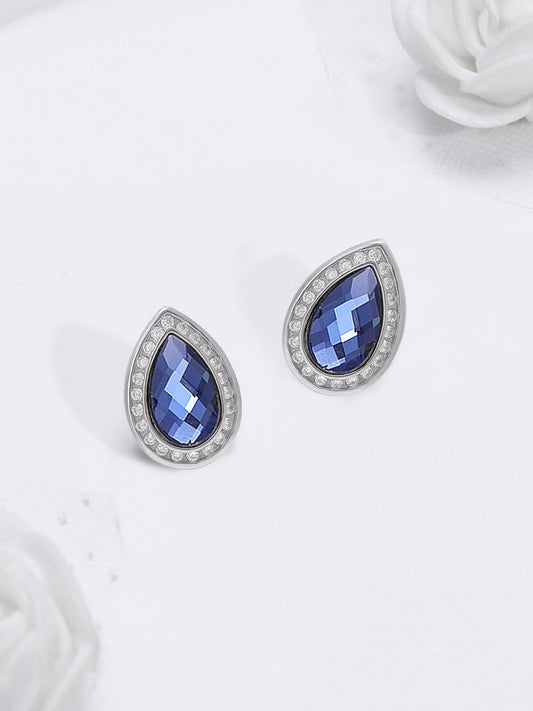 Silver In the Mood for Blues Earrings