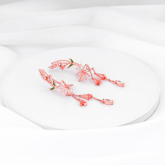 Rose Gold Safed Musli Ear Cuffs