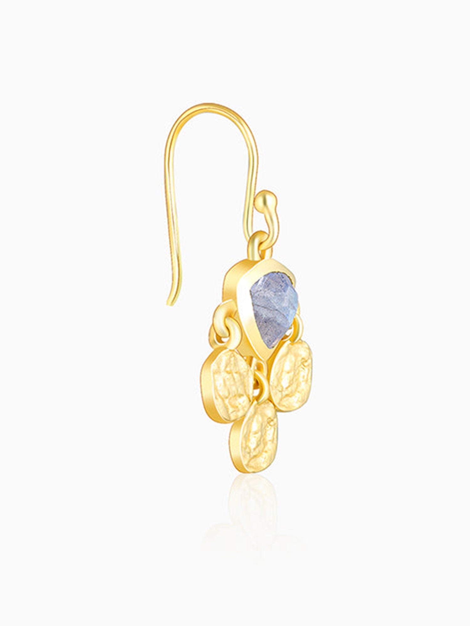 Golden Chalcedony Dangler Earrings