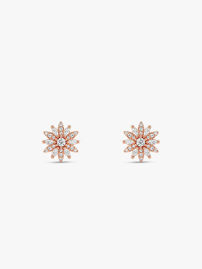 Rose Gold Fresh Flora Earrings