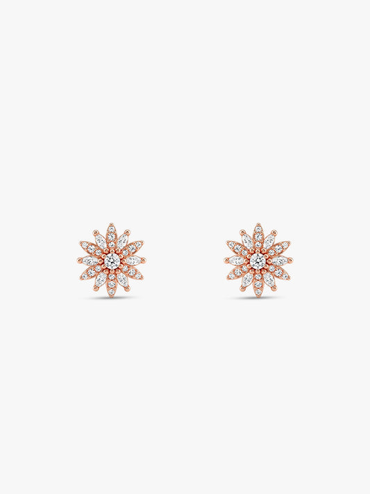 Rose Gold Fresh Flora Earrings