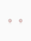 Rose Gold Zircon Eclipse Earrings